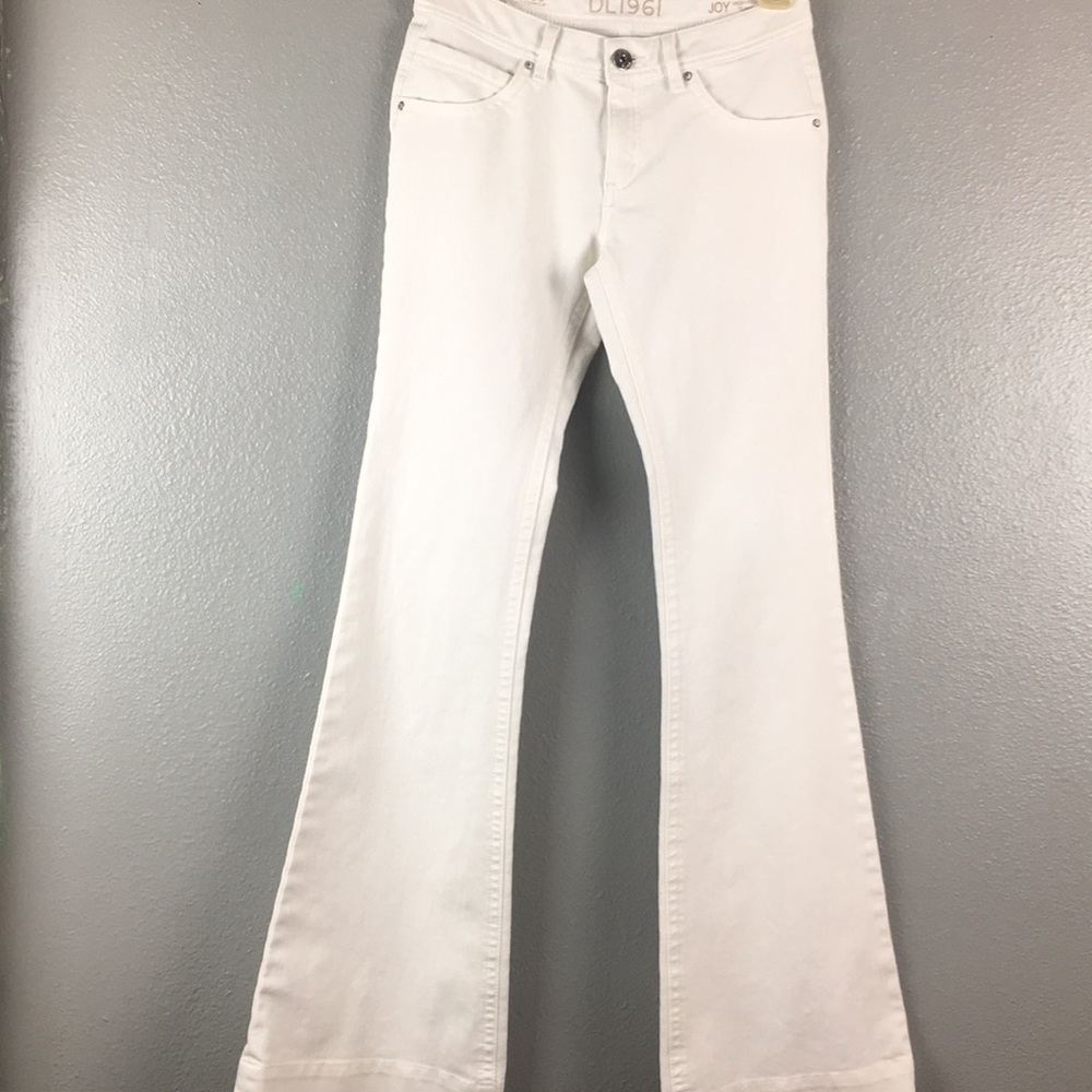 DLl1961 Joy High Rise Flare White Sz 28.
